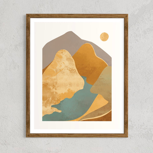 Abstract & Earthy III Wall Art Poster