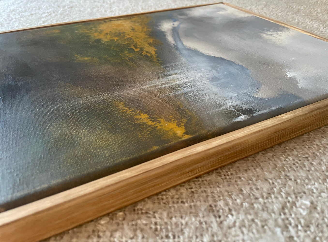 I & the Dog original oil painting. Bear & Bristle.