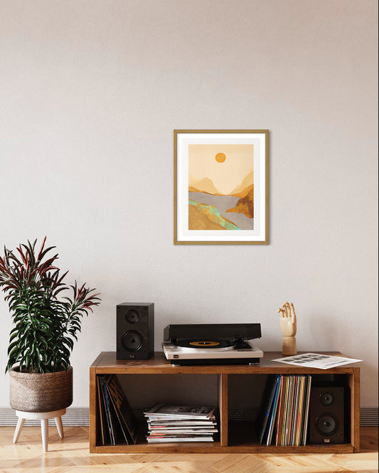 Abstract & Earthy I Wall Art Poster