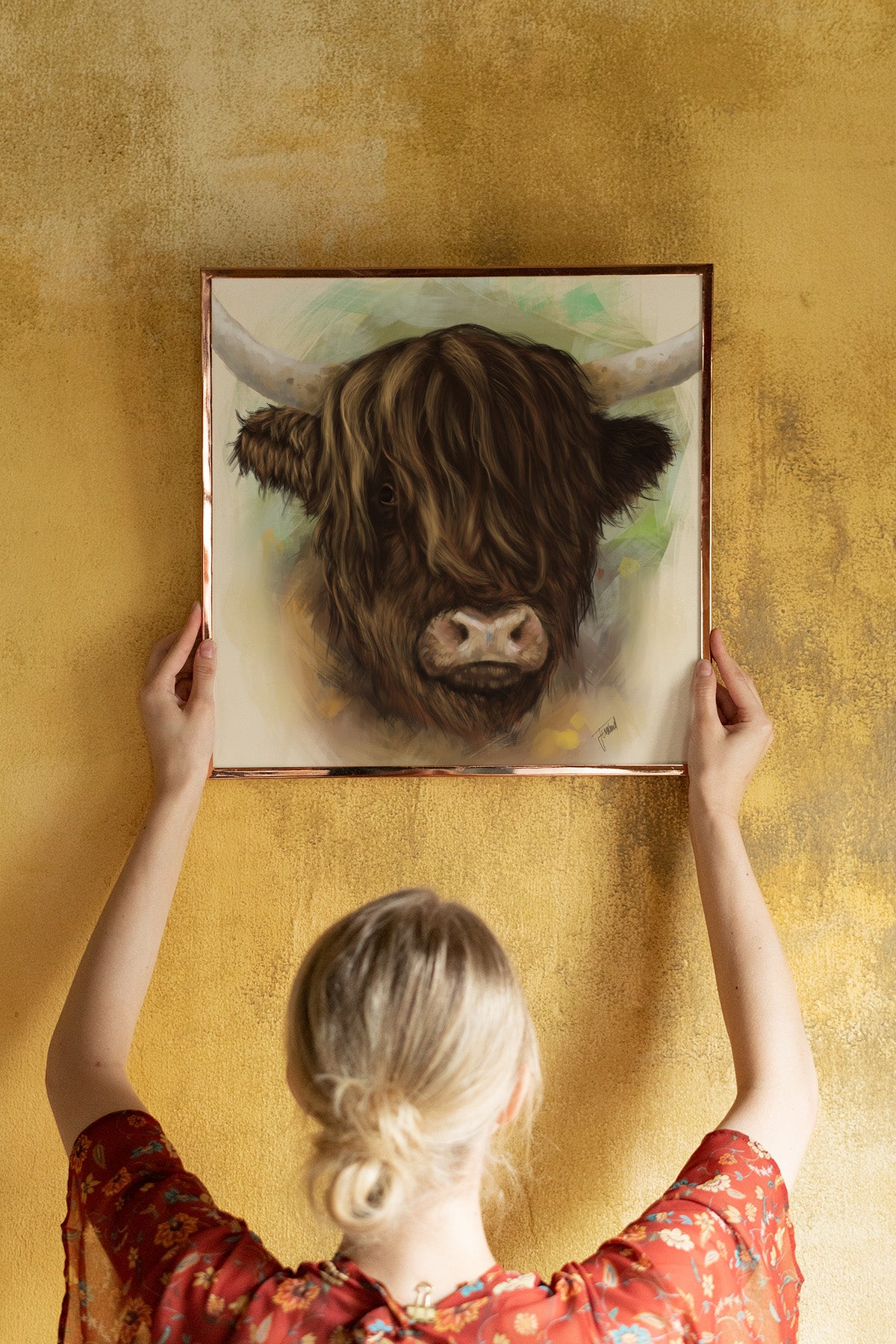 Highland Cow Fine Art Print