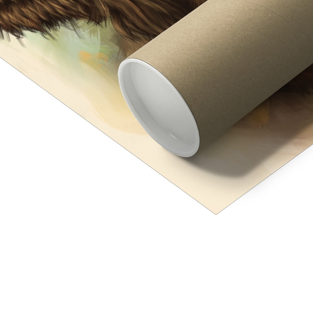 Highland Cow Fine Art Print