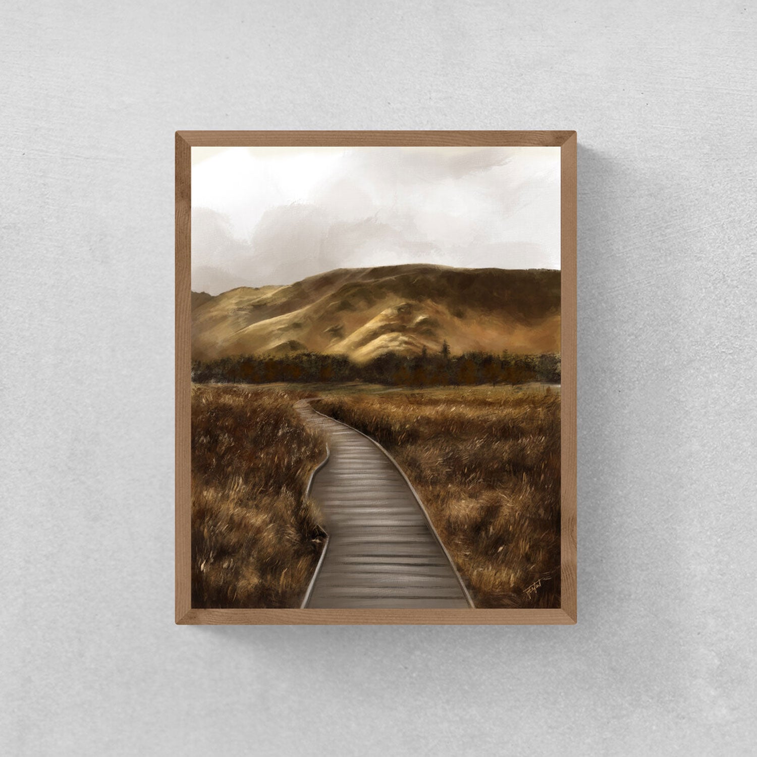 Lake District Art Print from Bear & Bristle. Wall art, art print, nature art, landscape art.