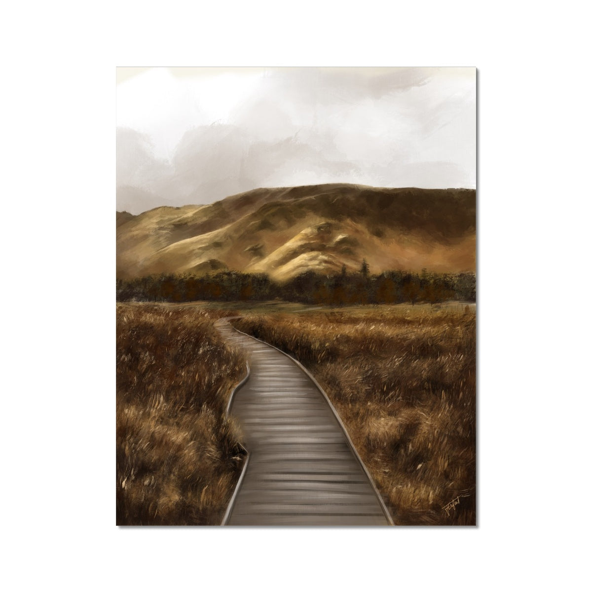 Lake District Art Print from Bear & Bristle. Wall art, art print, nature art, landscape art.