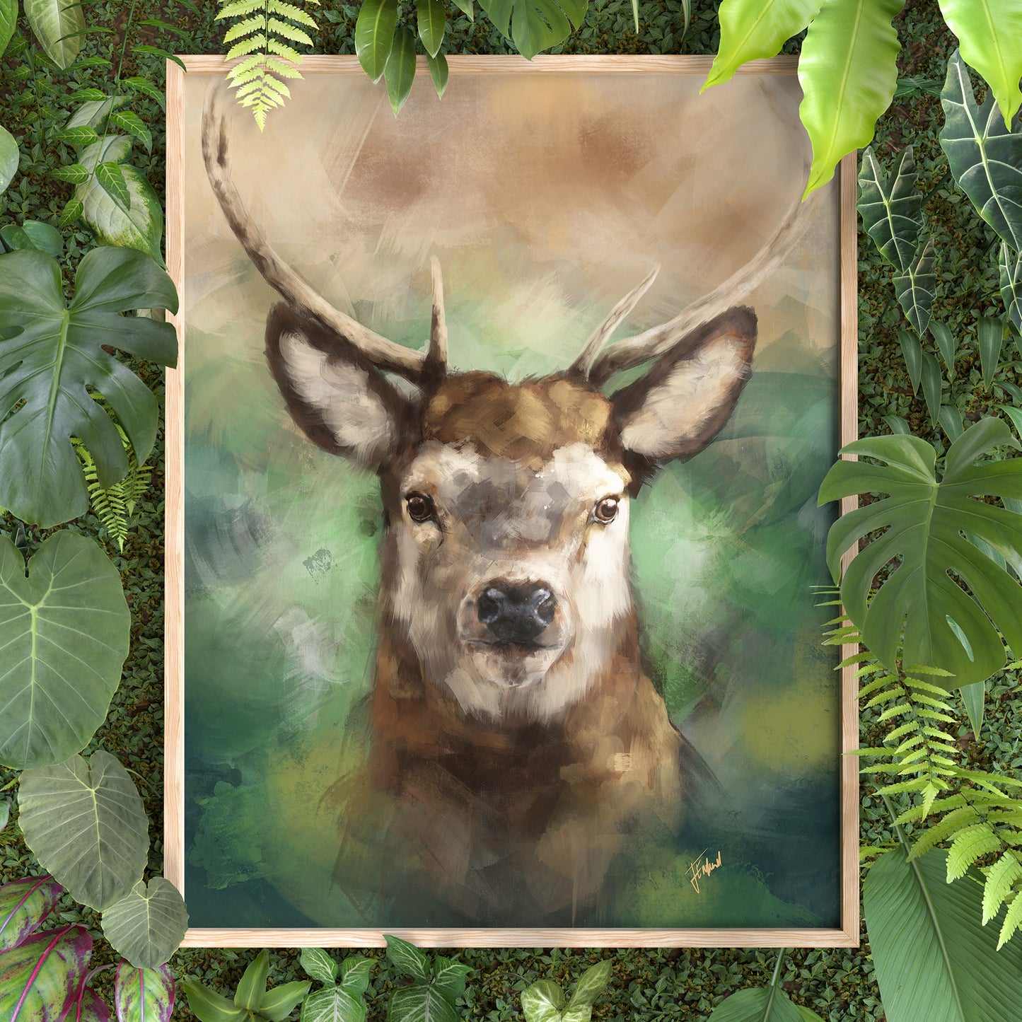 Stag Fine Art Print - 24 x 32"