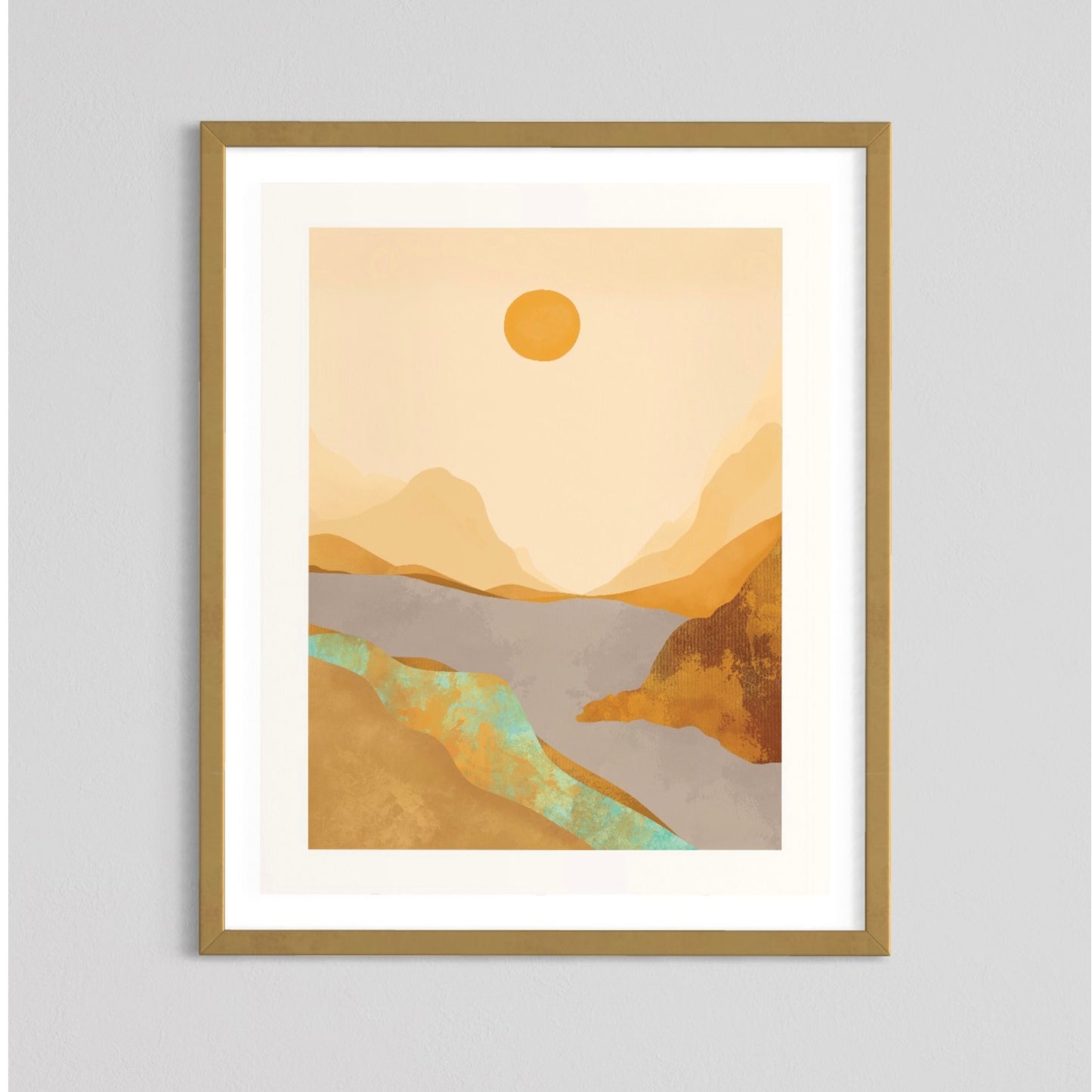 Abstract & Earthy I Wall Art Poster