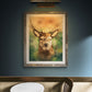 Stag Art Print from Bear & Bristle. Wall art, art print, wildlife art, stag art.